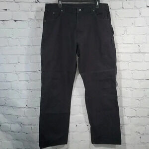 Dickies Carpenter Utility Pants 38x32 Canvas Black Workwear